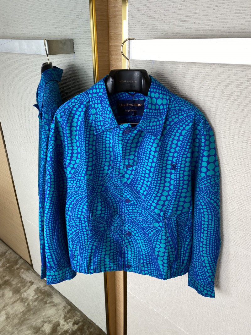 LV Yayoi Kusama Collection Work Jacket Coat 6