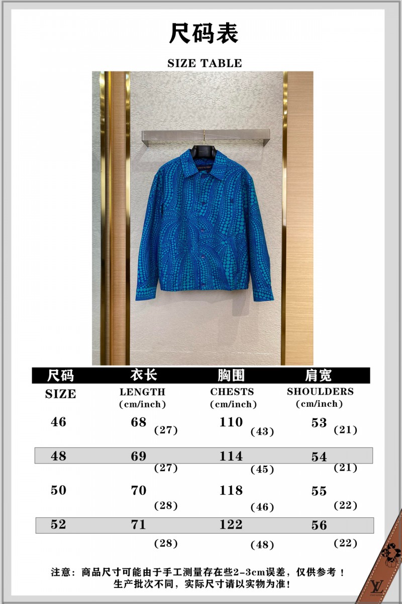 LV Yayoi Kusama Collection Work Jacket Coat 9