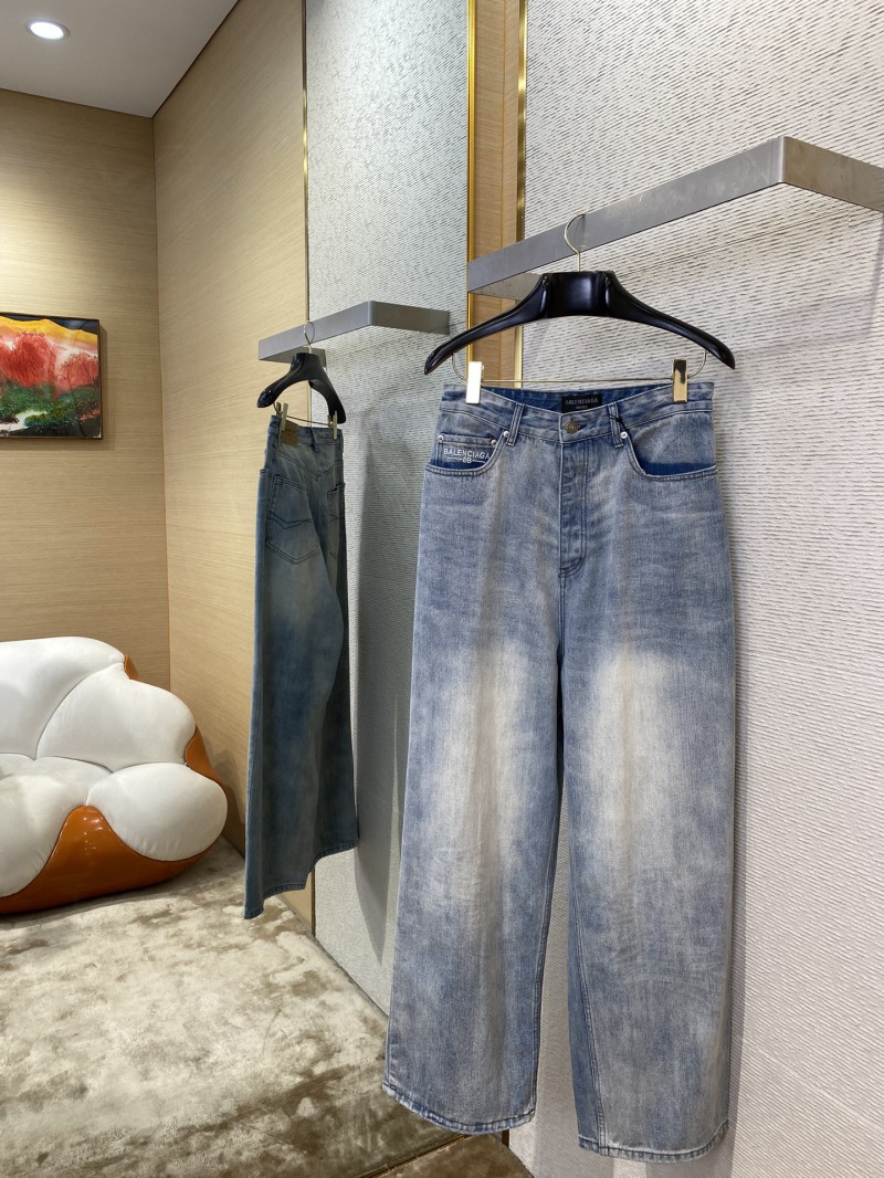 Balenciaga washed denim trousers 2
