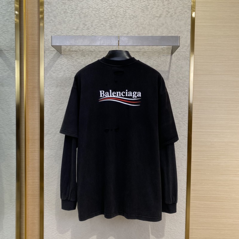 Balenciaga Coke Print True Two Piece Long Sleeve T-Shirt 1