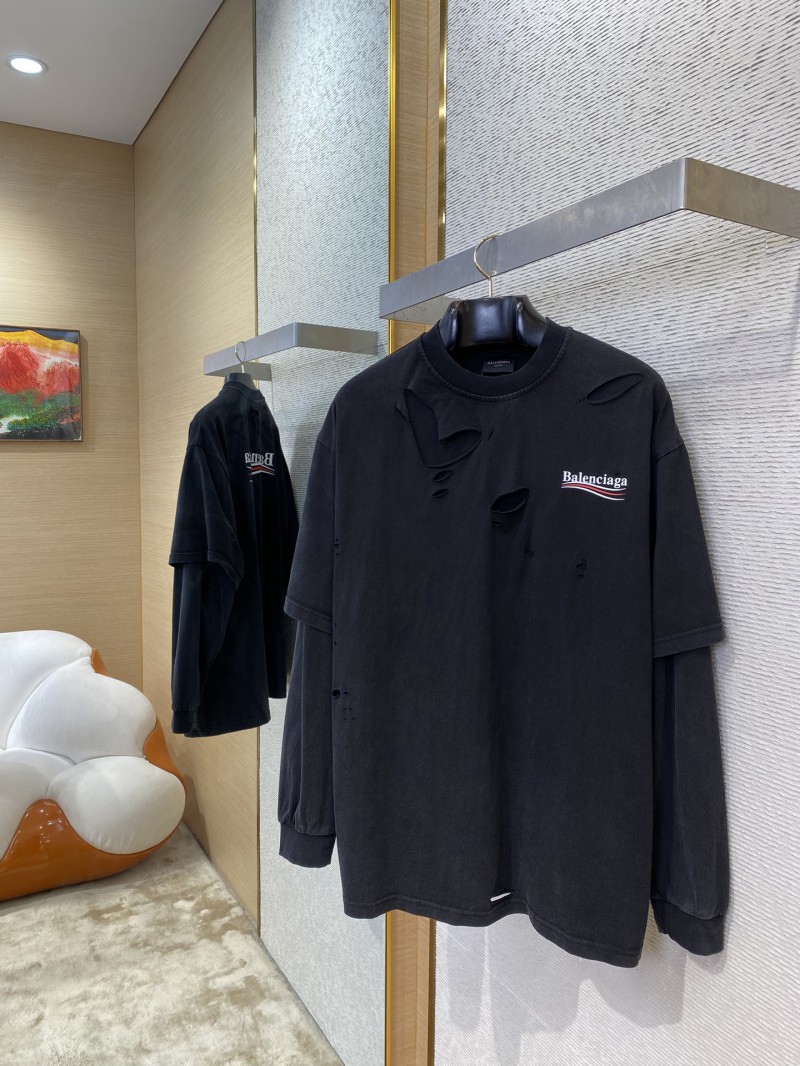 Balenciaga Coke Print True Two Piece Long Sleeve T-Shirt 2