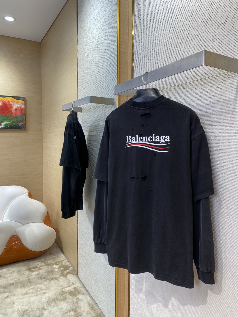 Balenciaga Coke Print True Two Piece Long Sleeve T-Shirt 3