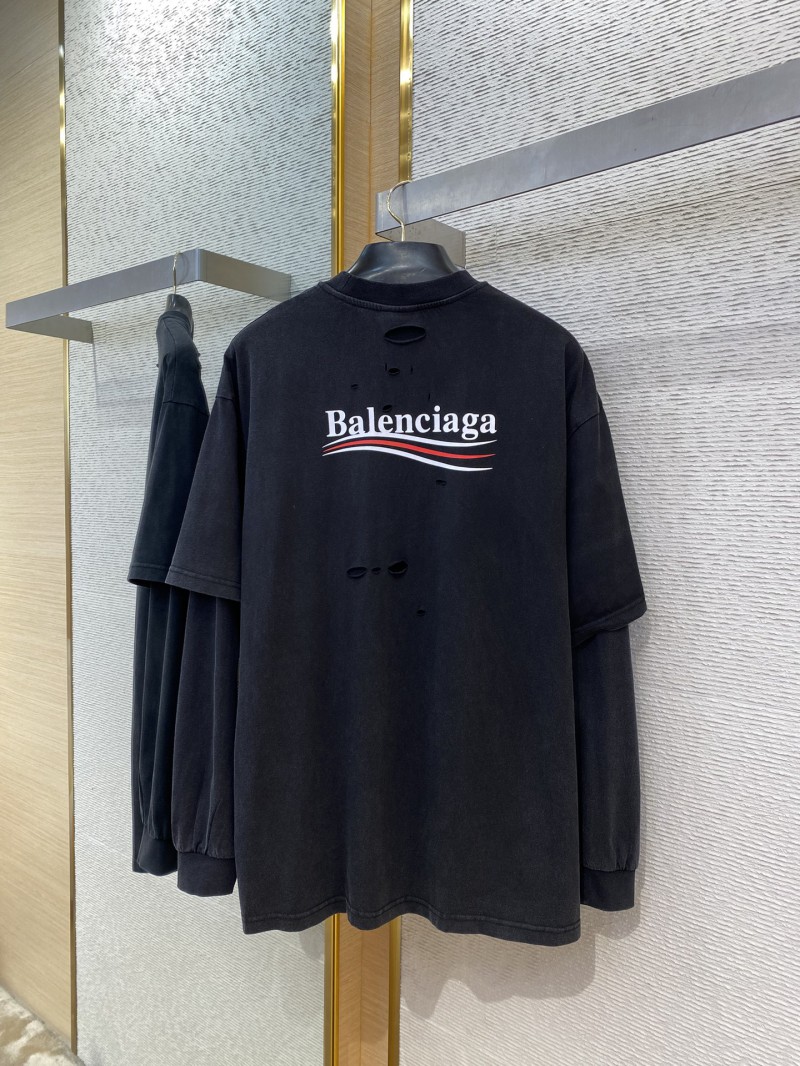 Balenciaga Coke Print True Two Piece Long Sleeve T-Shirt 6