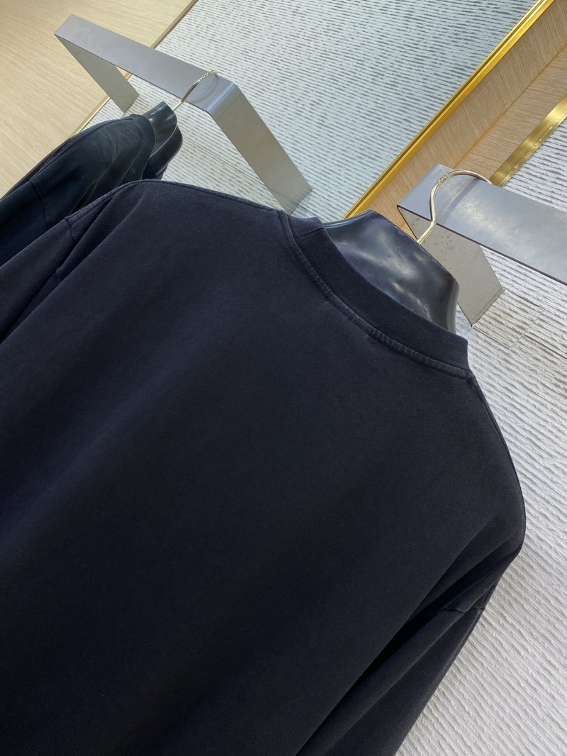 Balenciaga Letters Embroidered Crew Neck Sweatshirt 7