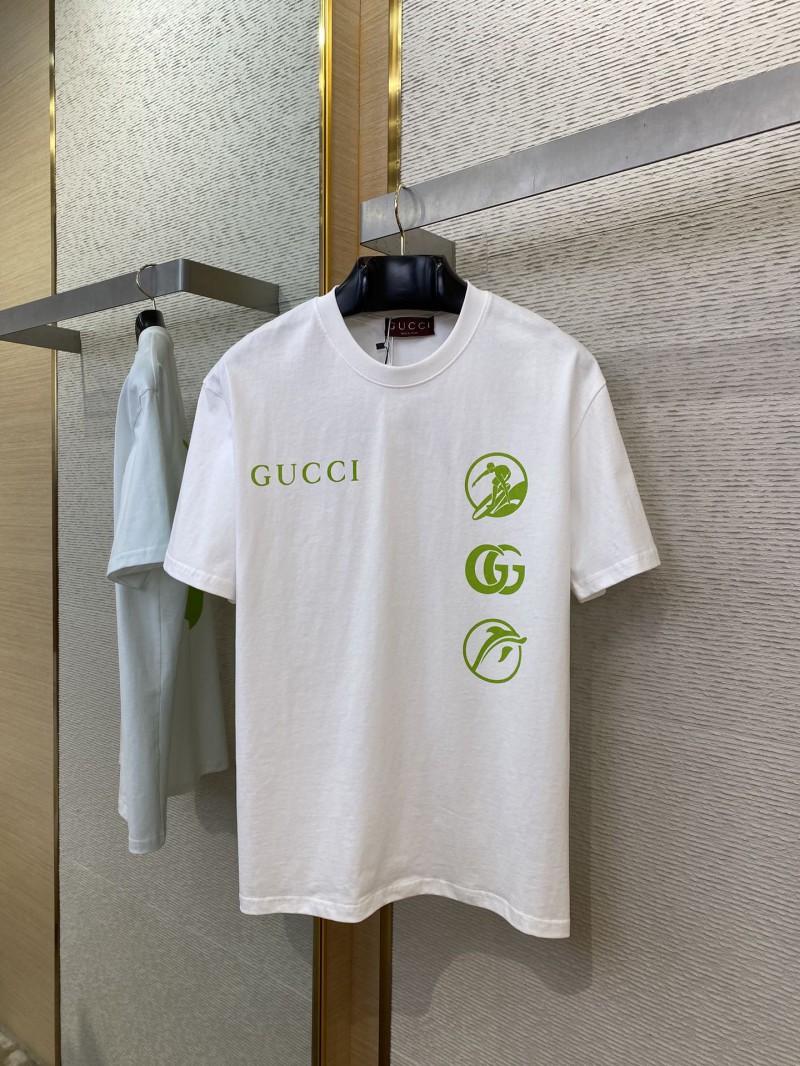 Gucci Ski Print Short Sleeve T-Shirt White 2