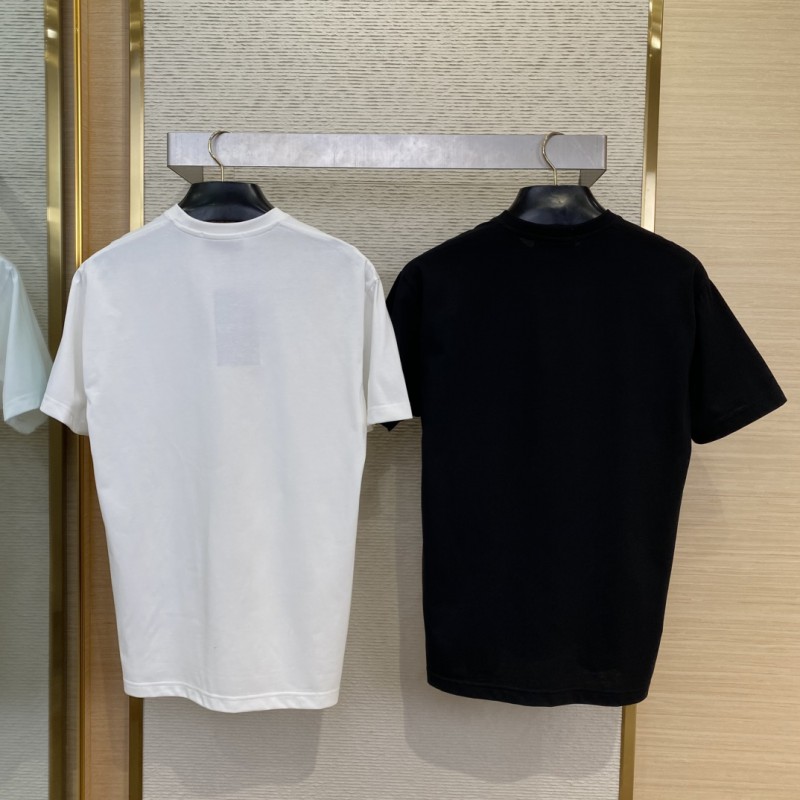 Gucci Letter Print Short Sleeve T-Shirt Black 1