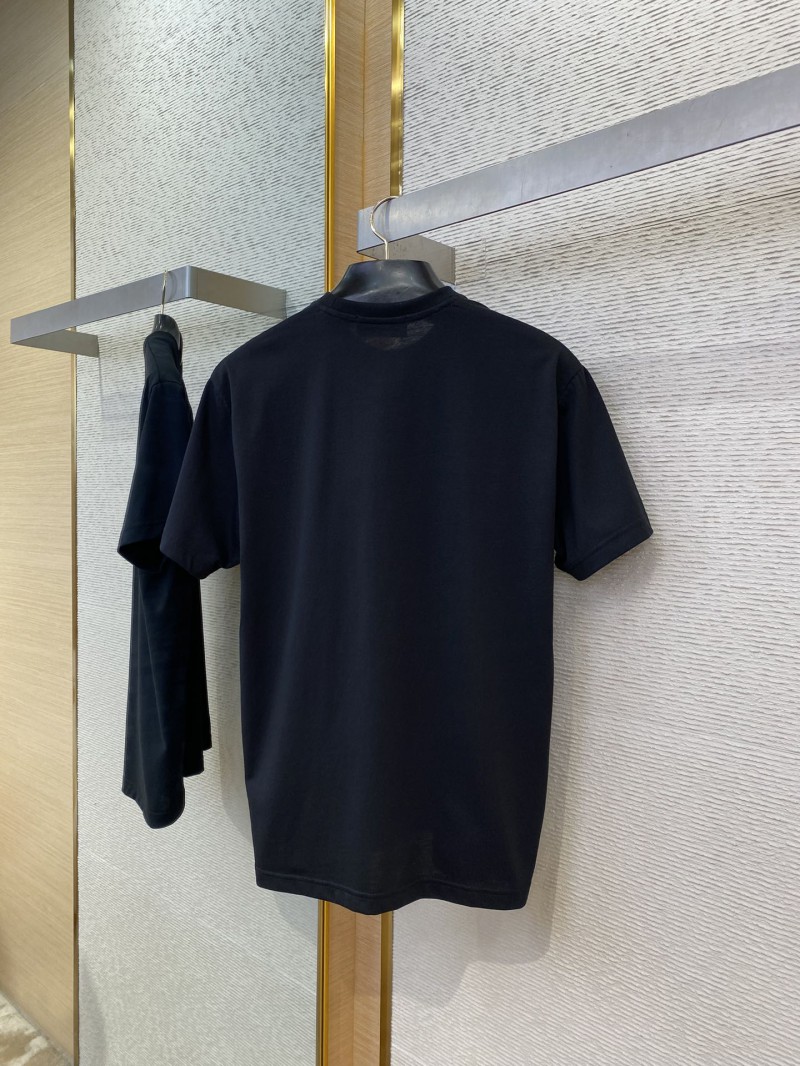 Gucci Letter Print Short Sleeve T-Shirt Black 6