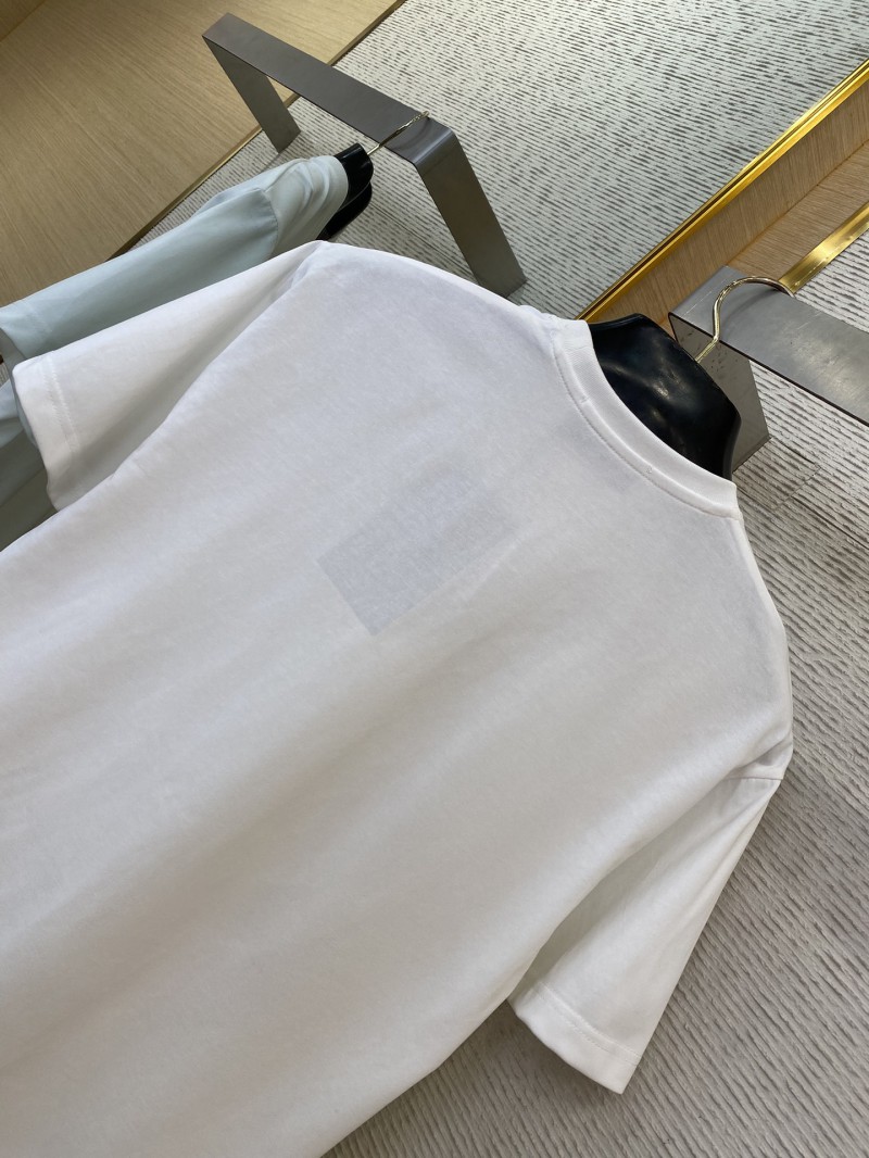 Gucci Letter Print Short Sleeve T-Shirt White 7