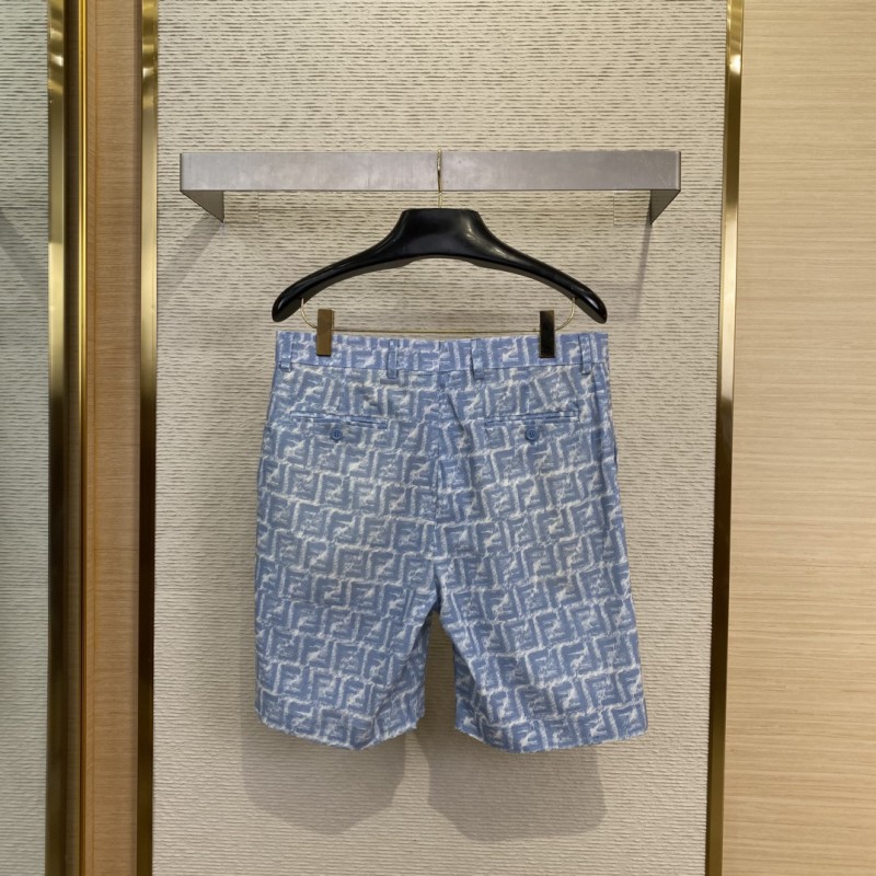 Fendi FF Full Print Shorts 1