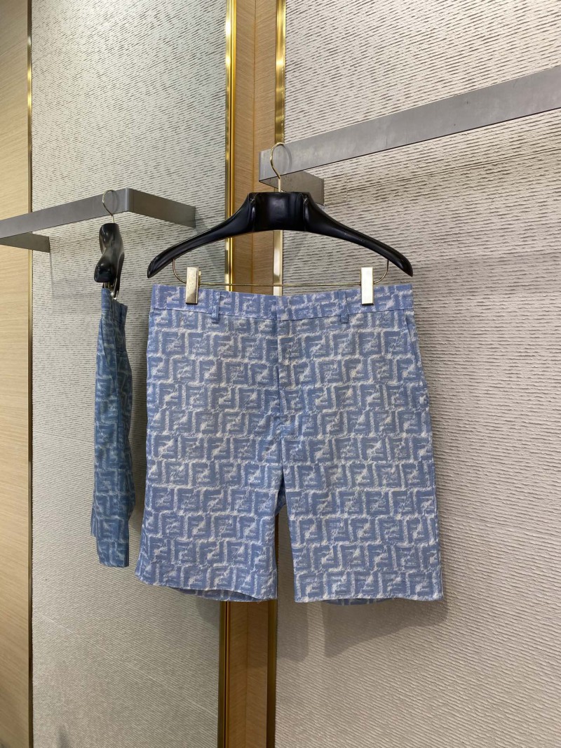 Fendi FF Full Print Shorts 4