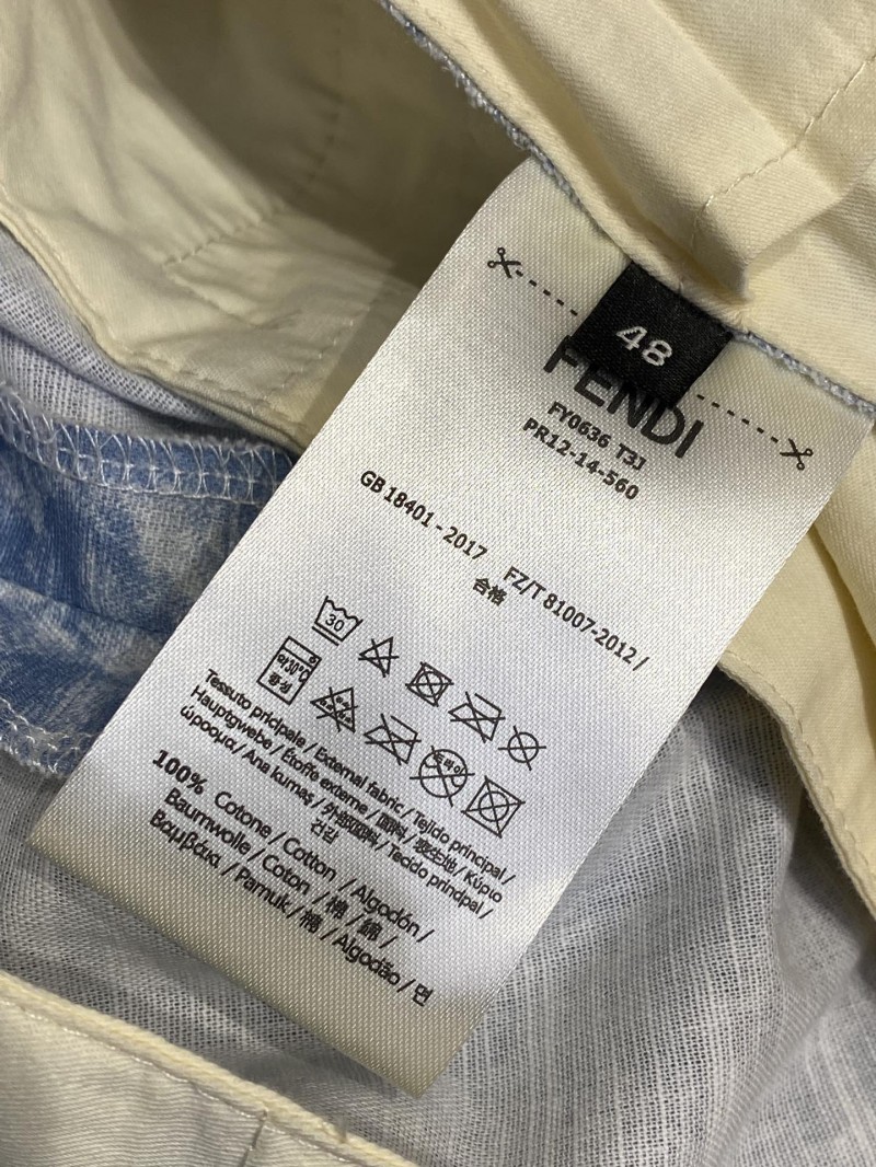 Fendi FF Full Print Shorts 8