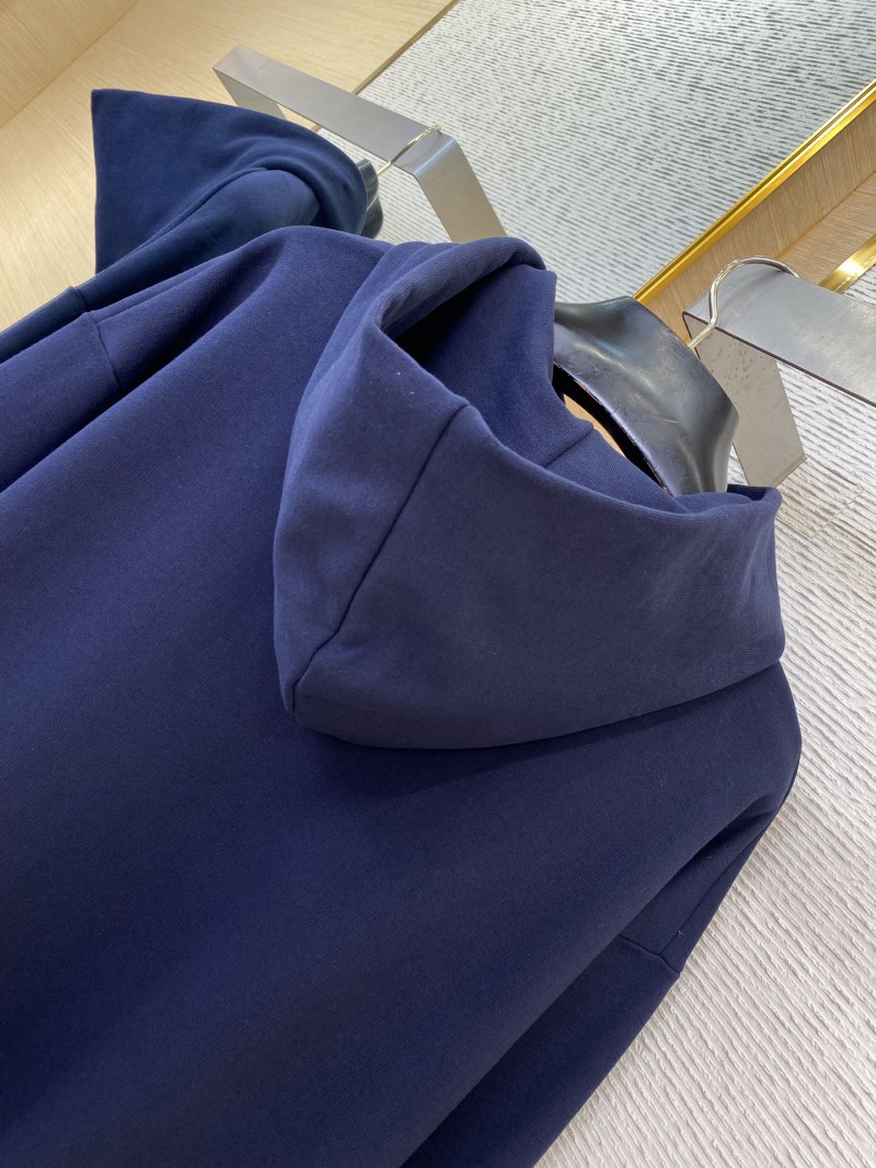 Dior co-branded monogrammed embroidered hooded sweatshirt 6