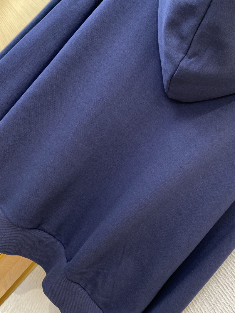 Dior co-branded monogrammed embroidered hooded sweatshirt 8