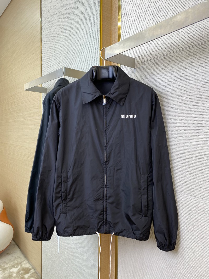 Miu Miu Nylon Drawstring Jacket Coat 4