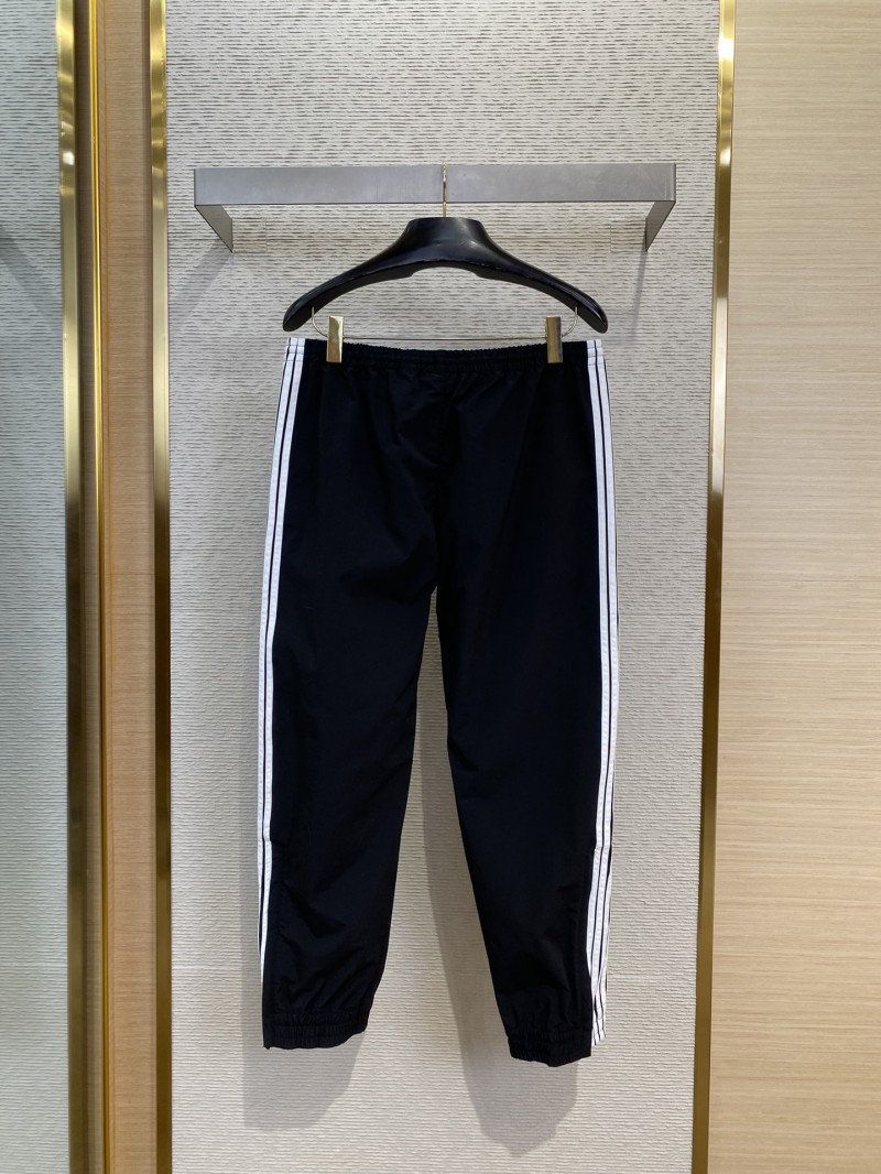 Balenciaga logo embroidered trousers 1
