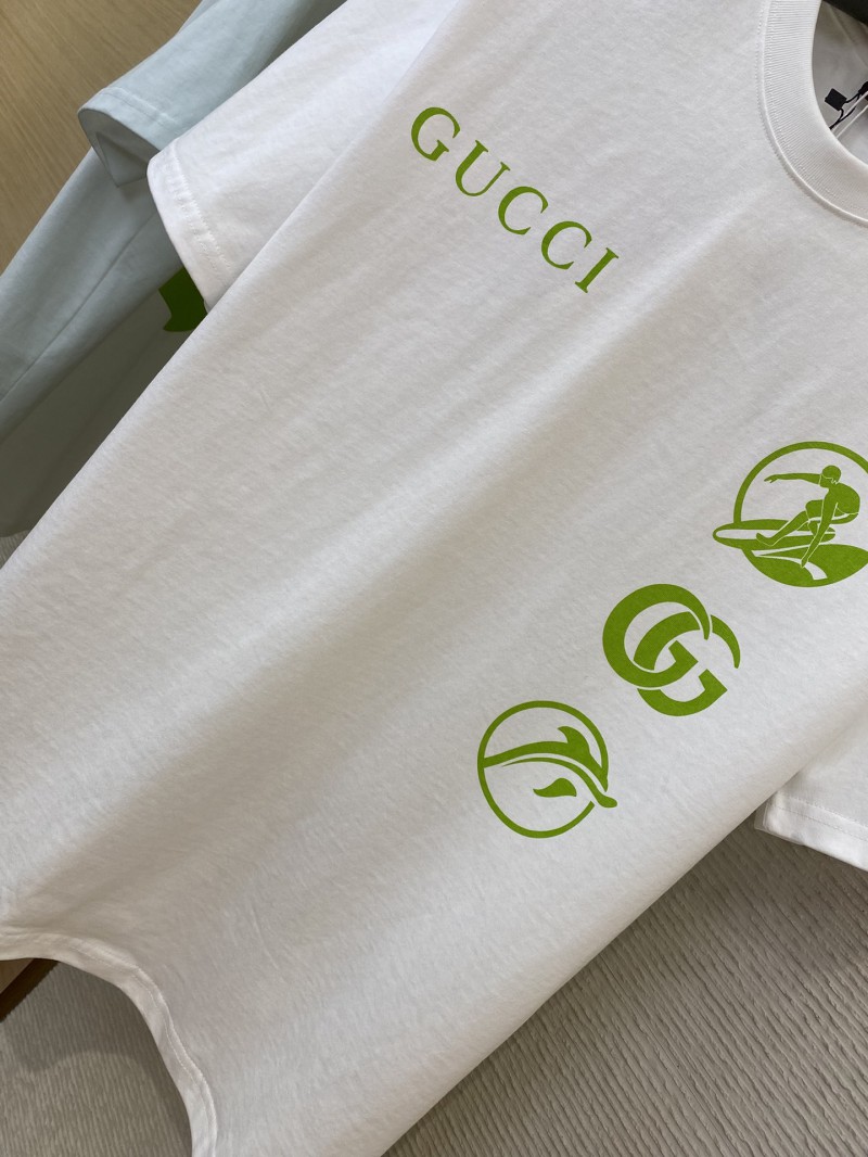 Gucci Ski Print Short Sleeve T-Shirt White 5