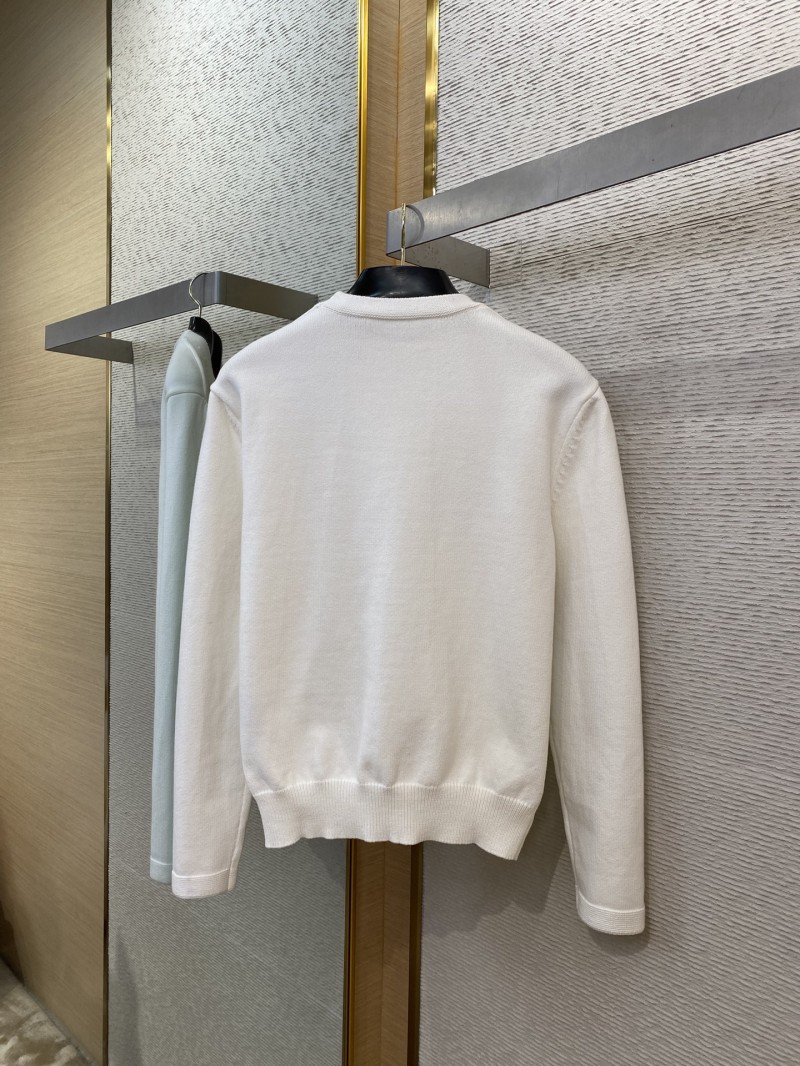 Dior co-branded embroidered crew neck jumper 6