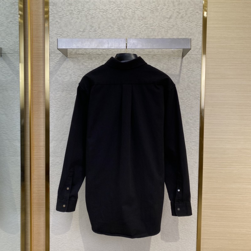 Fendi Leather Label Denim Jacket Coat 1