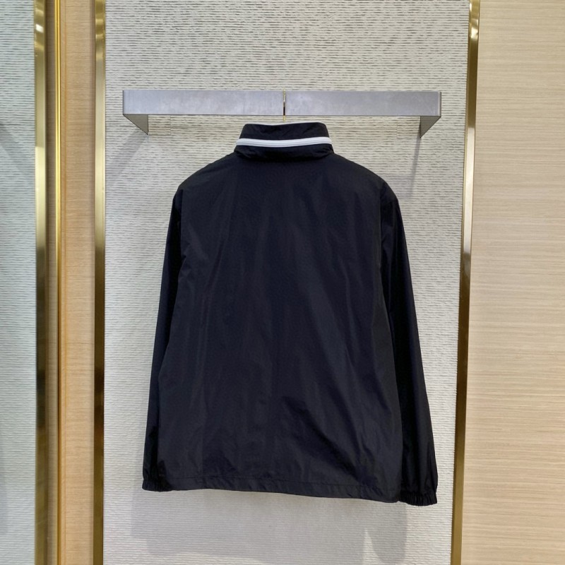 Prada Triangle Label Recycled Nylon Jacket Coat 1
