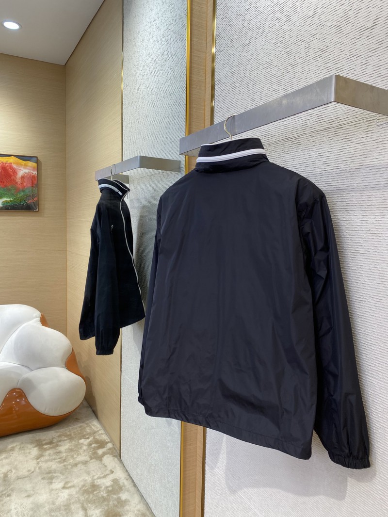 Prada Triangle Label Recycled Nylon Jacket Coat 3