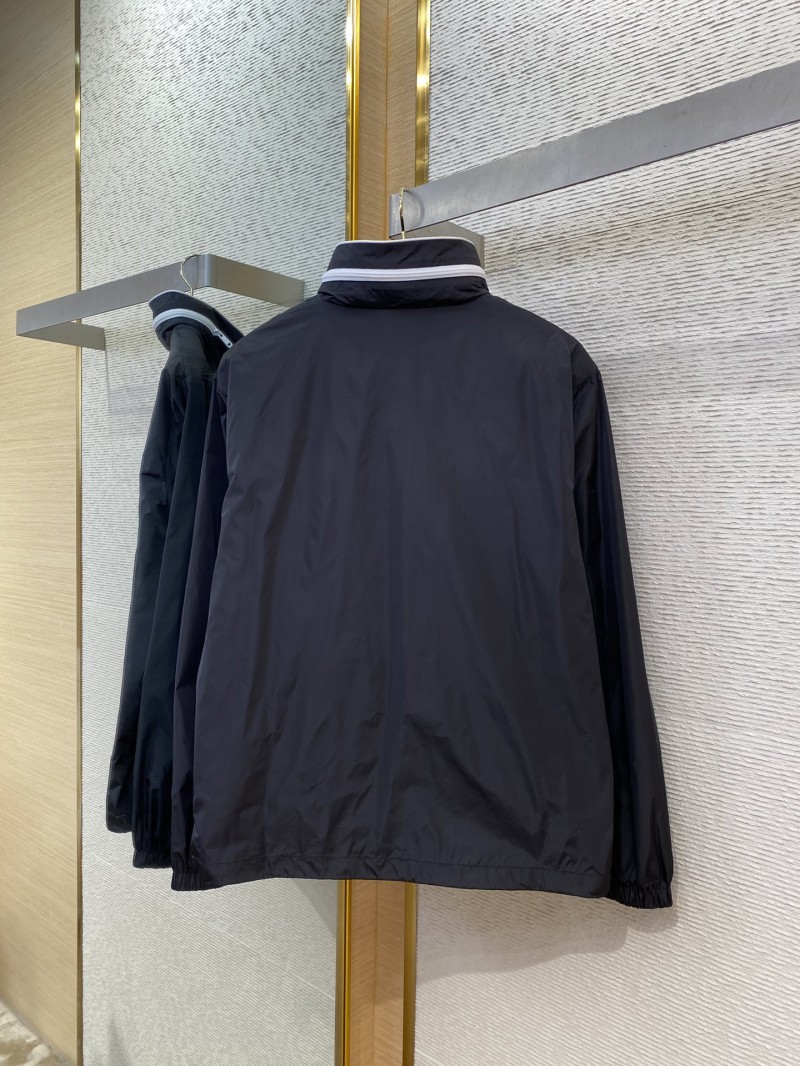 Prada Triangle Label Recycled Nylon Jacket Coat 6