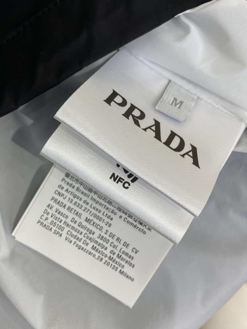 Prada Triangle Label Recycled Nylon Jacket Coat 8