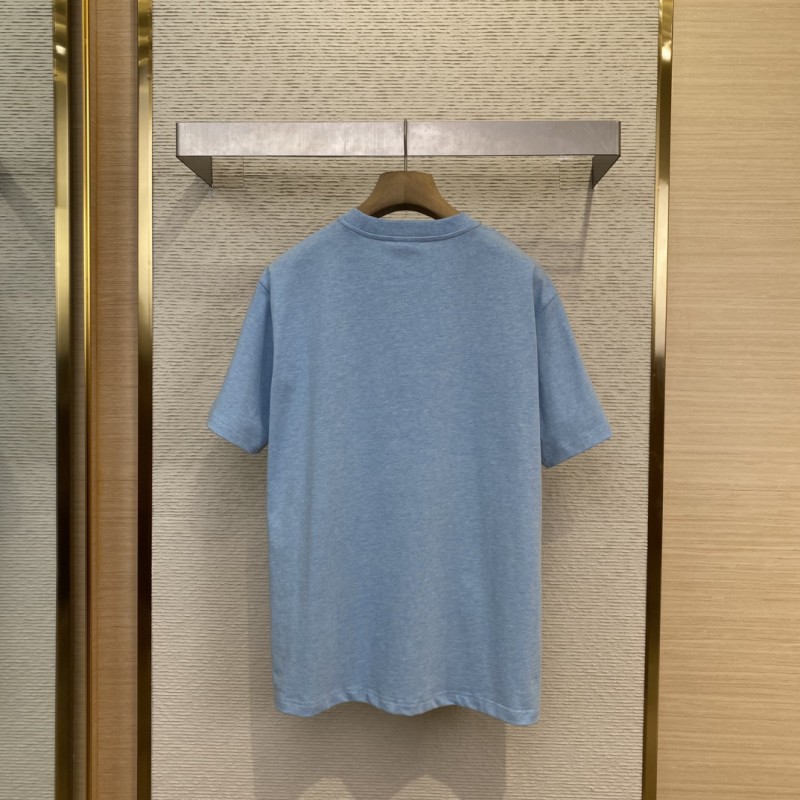 Dior 3D Label Print Short Sleeve T-Shirt 1