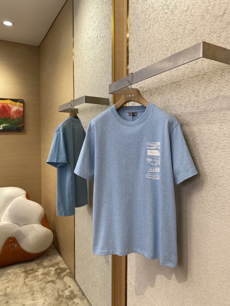 Dior 3D Label Print Short Sleeve T-Shirt 2