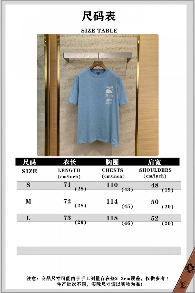 Dior 3D Label Print Short Sleeve T-Shirt 9