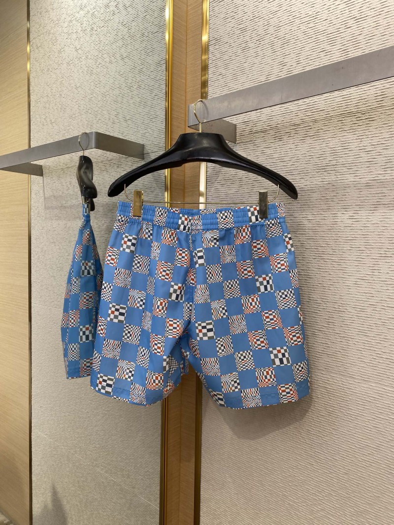 LV checkerboard beach shorts 6