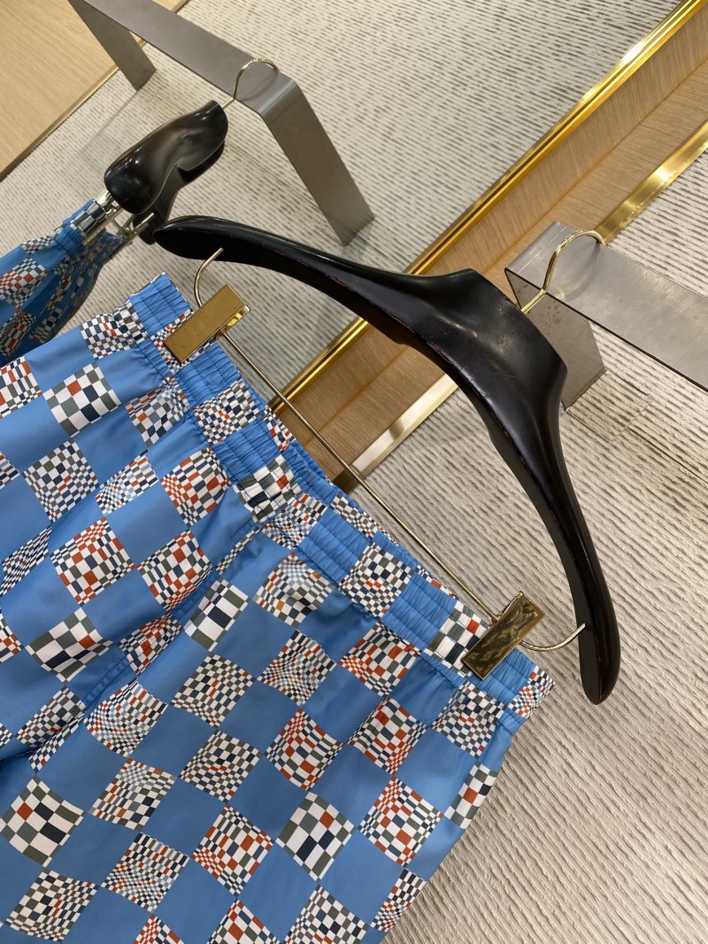 LV checkerboard beach shorts 7