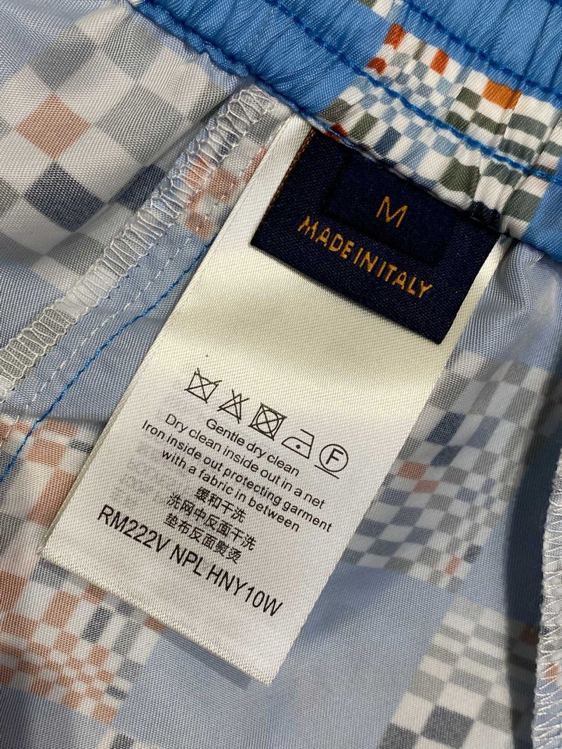 LV checkerboard beach shorts 8