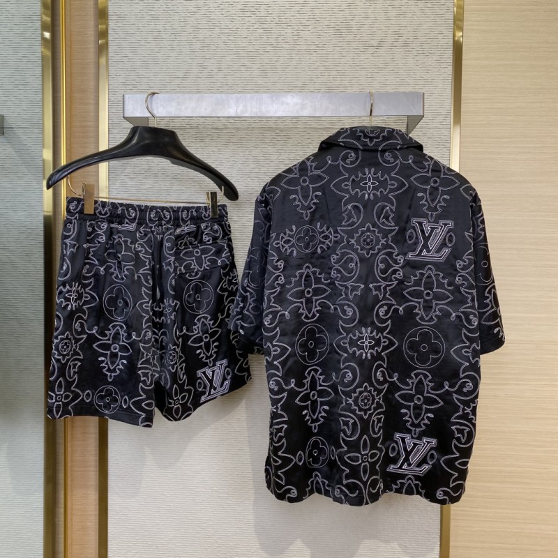 LV Co-Branded Diffractive Casual Shorts 1