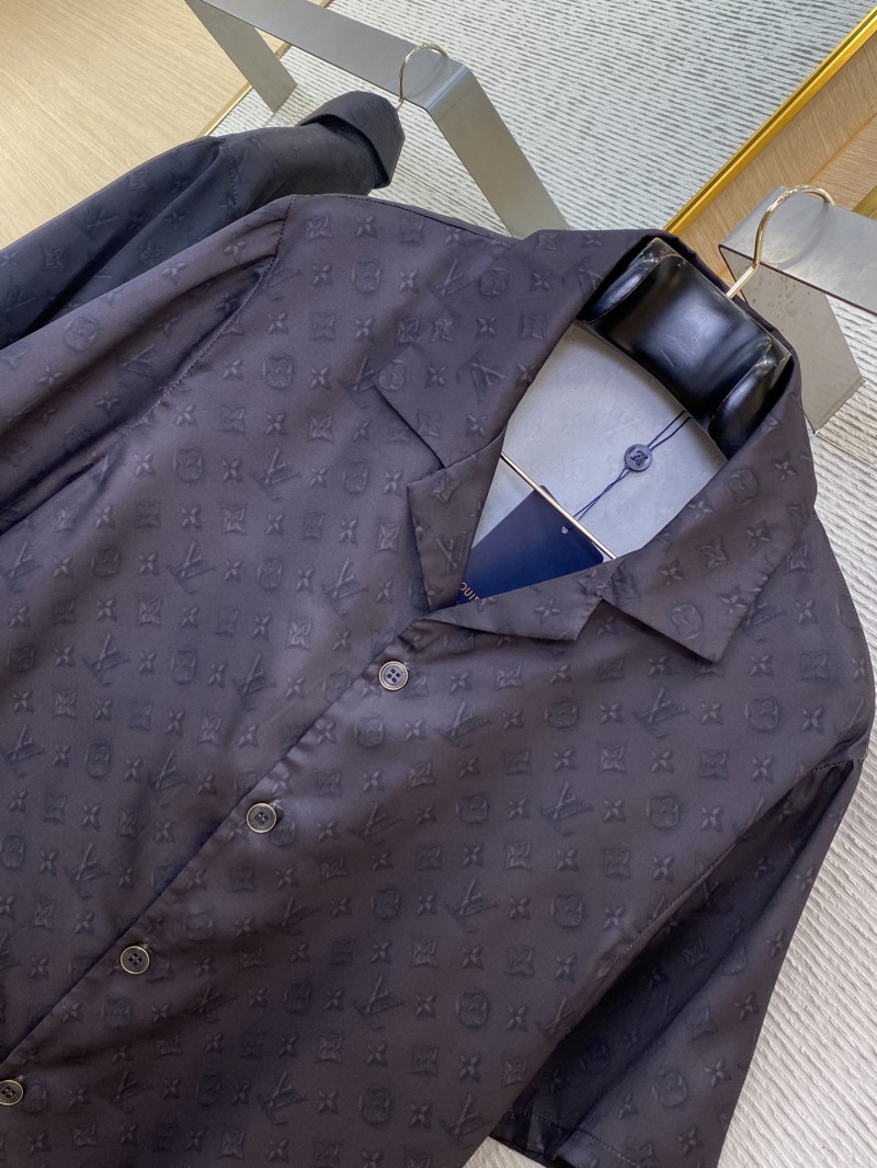 LV 3D Old Flower Short Sleeve Shirt 5