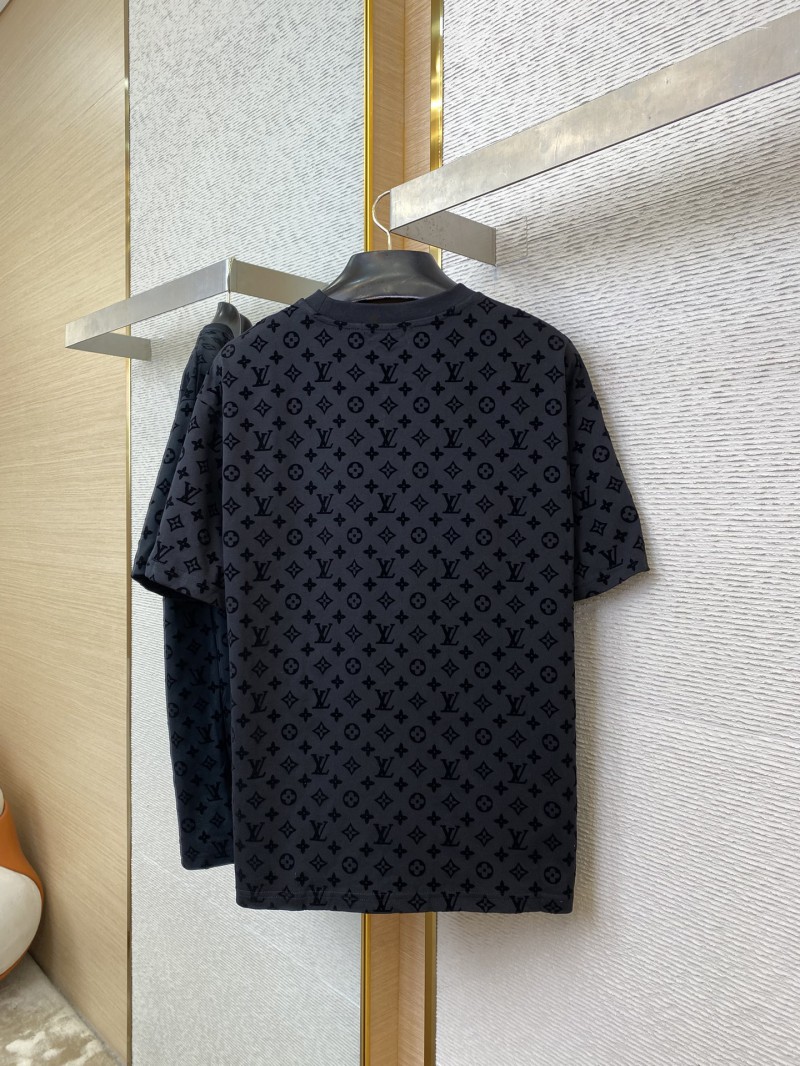 LV Flocked Short Sleeve T-Shirt 6