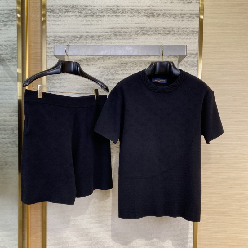 LV Jacquard Short Sleeve T-Shirt 1
