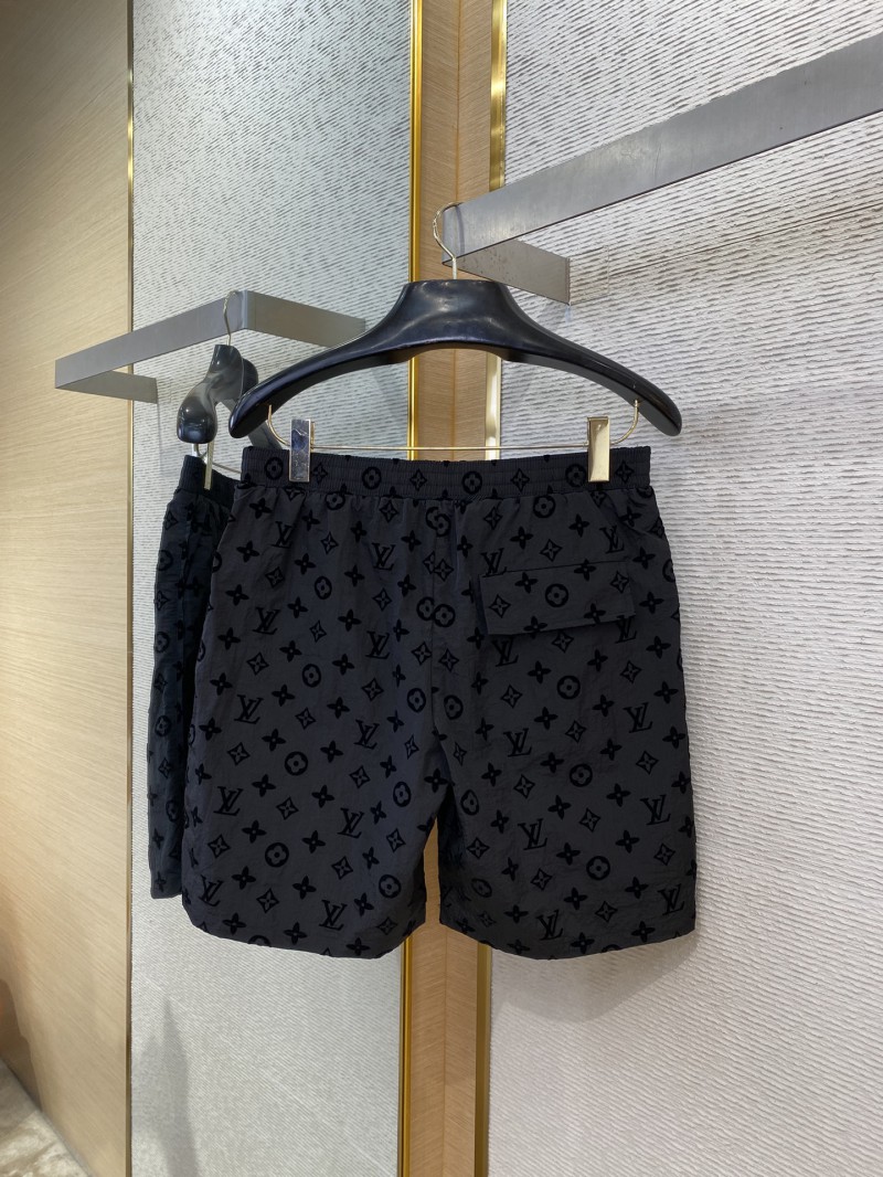 LV full print flocked shorts 6