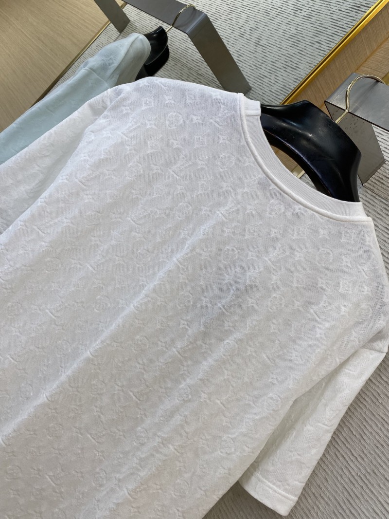 LV logo jacquard short sleeve 7