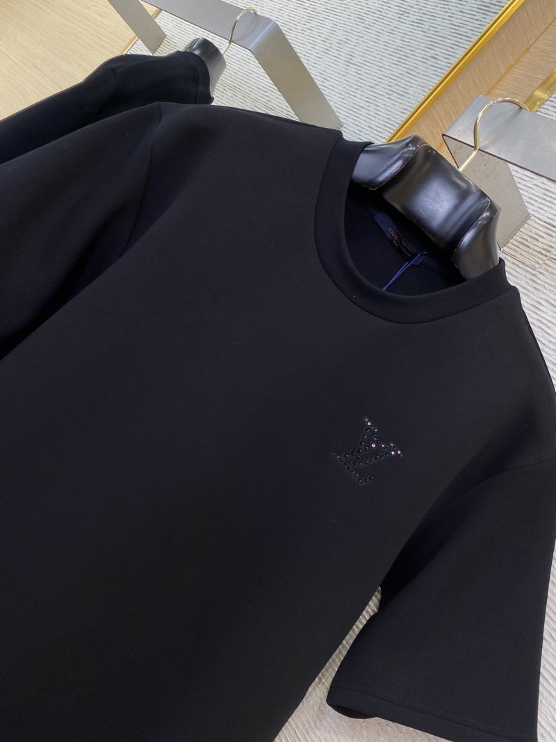 LV Rhinestones Reversible Air Layer Short Sleeve 5