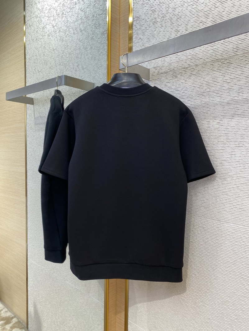 LV Rhinestones Reversible Air Layer Short Sleeve 6