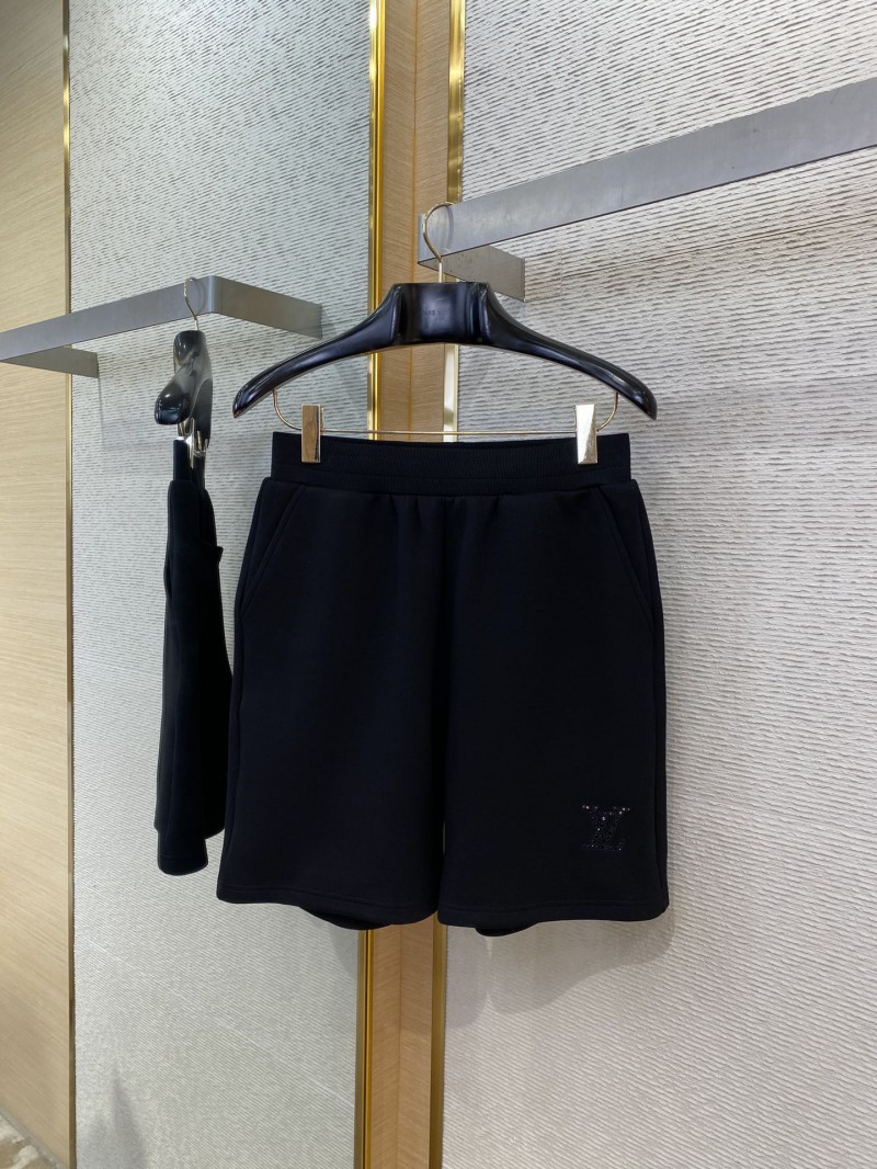 LV Rhinestone Reversible Air Layer Shorts 4