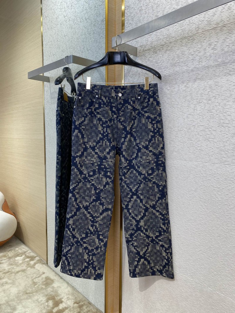 LV Snake print suit trousers 4