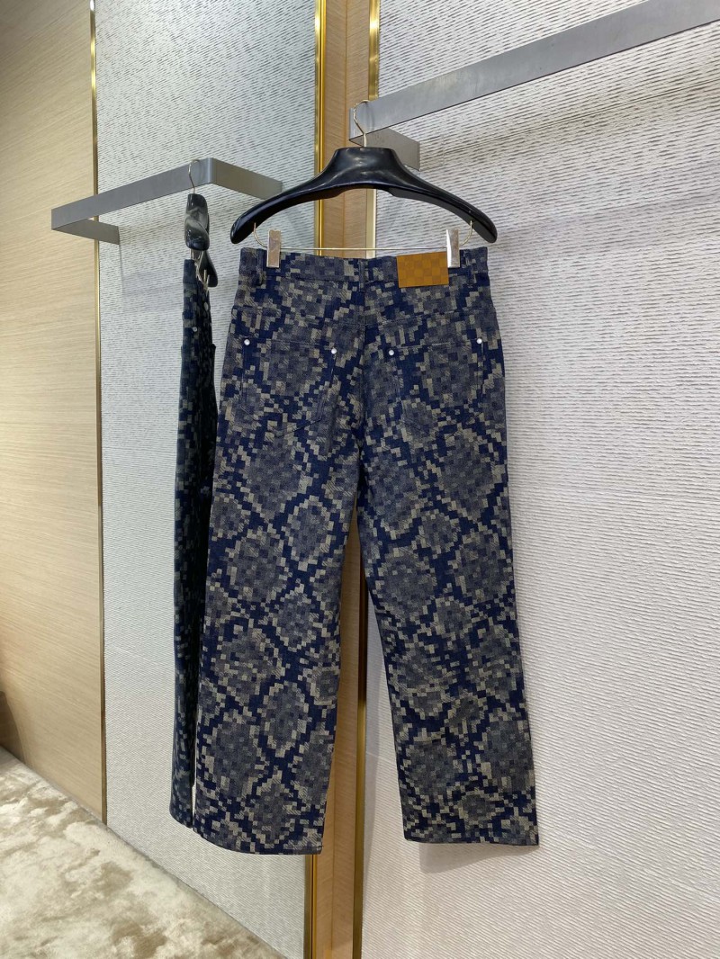 LV Snake print suit trousers 6