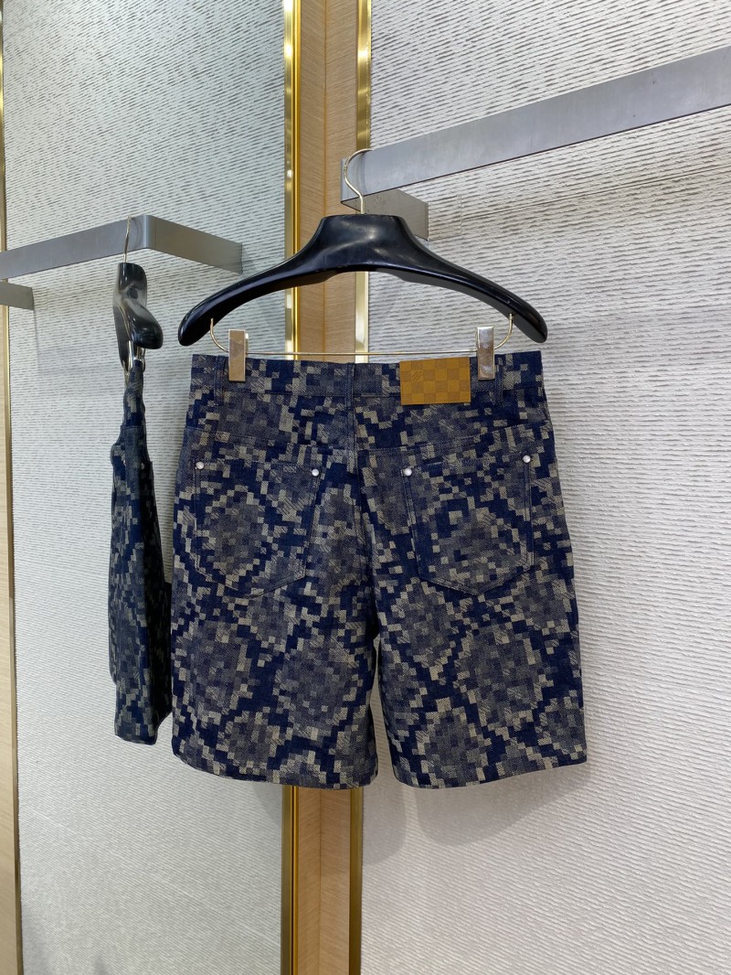 LV Snake Print Suit Shorts 6