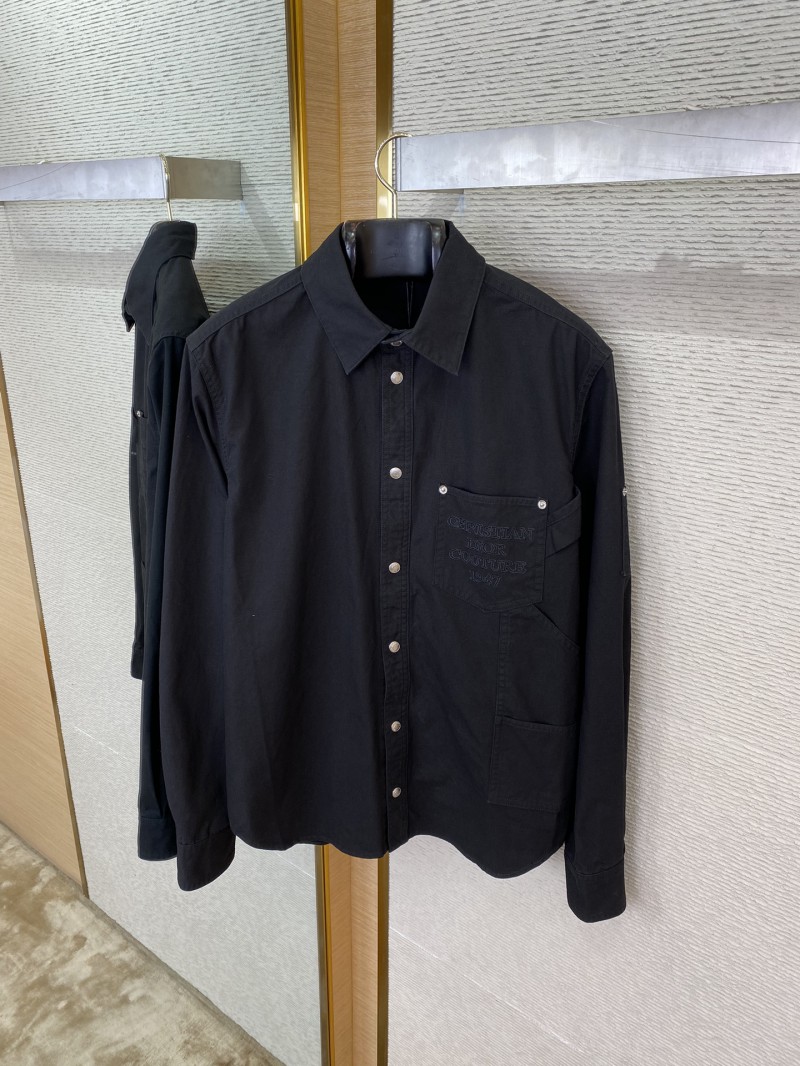 Dior Logo Embroidered Denim Jacket Jacket 6