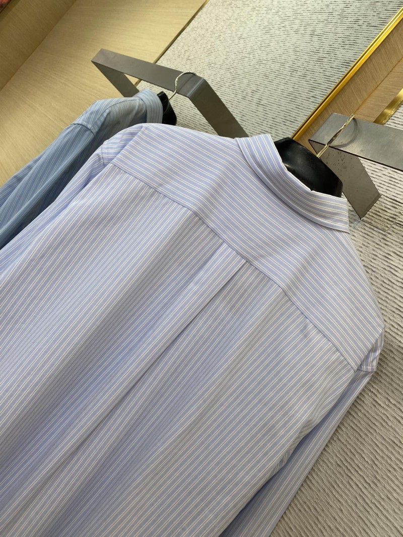 Miu Miu Logo Embroidered Check Shirt 7