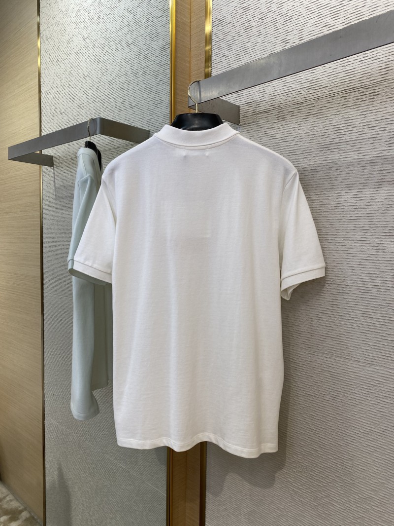 Miu Miu Logo Embroidered Polo Shirt White 6