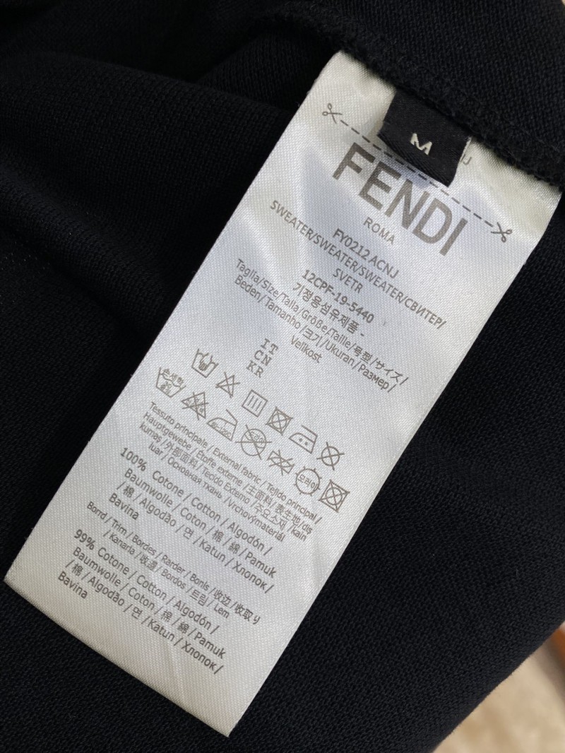 Fendi FF Gold Logo Polo Shirt 8