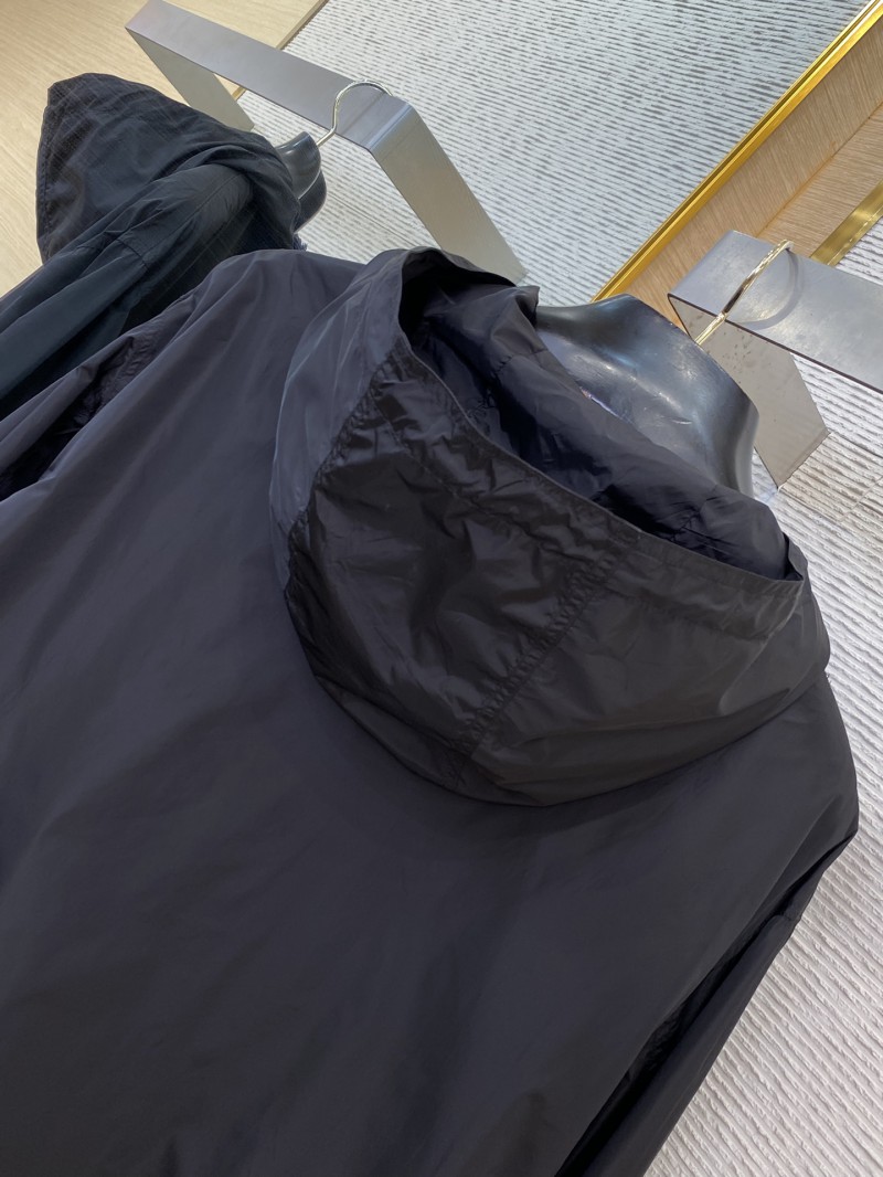 Prada Hooded Nylon Jacket Coat 7