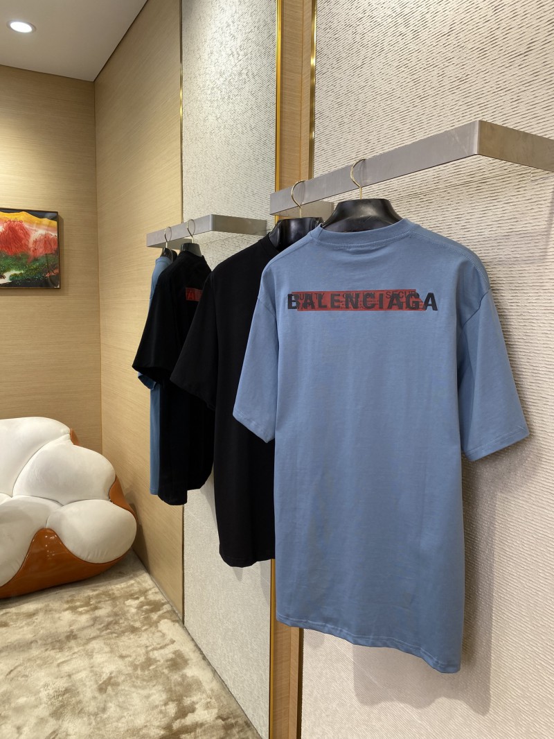Balenciaga Tape Seal Print Short Sleeve T-Shirt Black 3